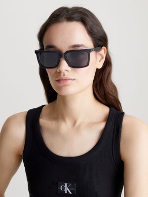 Calvin klein best sale square sunglasses