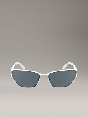 white butterfly sunglasses ckj24207s for women calvin klein jeans