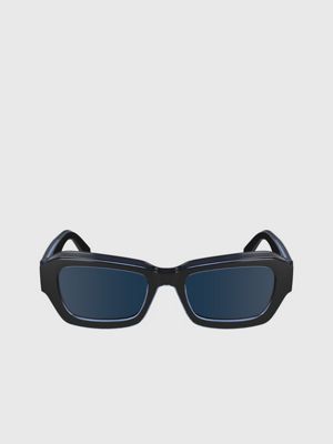 black modified rectangle sunglasses ckj24608s for adults gender inclusive calvin klein jeans