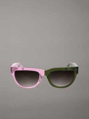 pink cat eye sunglasses ckj25600s for women calvin klein jeans