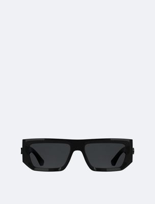 black modified rectangle sunglasses ckj26607s for men 