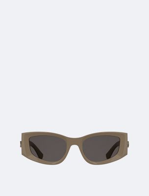 beige sonnenbrille katzenauge ckj26608s für damen - 