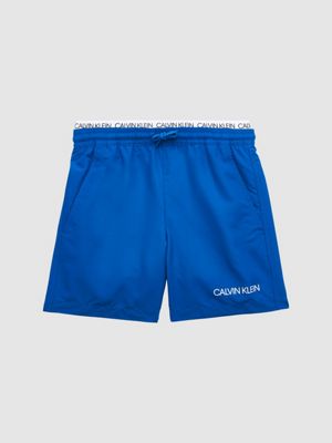 calvin klein blue swim shorts