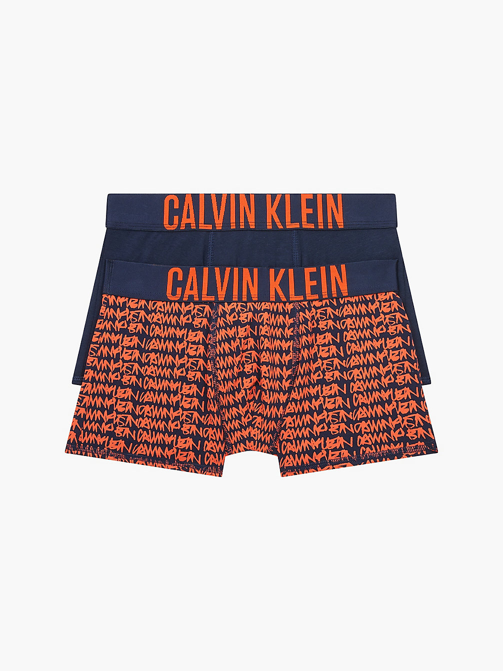 IPGRAFFITILOGOORANGEAOP/NAVYIRIS 2er-Pack Boxershorts Für Jungen – Intense Power undefined Jungen Calvin Klein