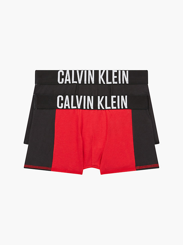 Redhot/pvhblack 2 Pack Boys Trunks - Intense Power undefined boys Calvin Klein
