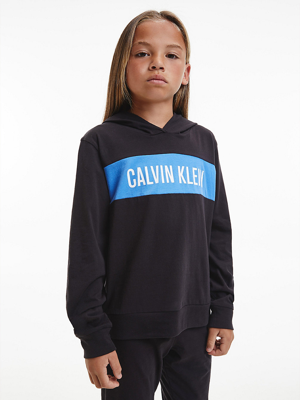 BLACK Sweat À Capuche D'intérieur - Intense Power undefined boys Calvin Klein