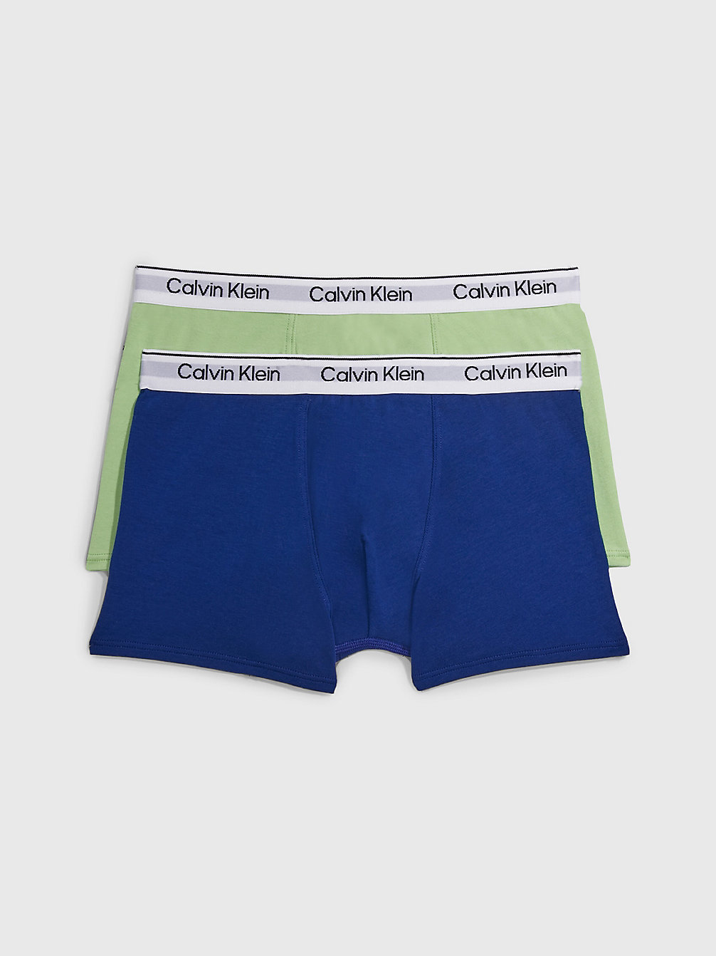 SPRINGFERN/BOLDBLUE 2 Pack Boys Trunks - Modern Cotton undefined boys Calvin Klein