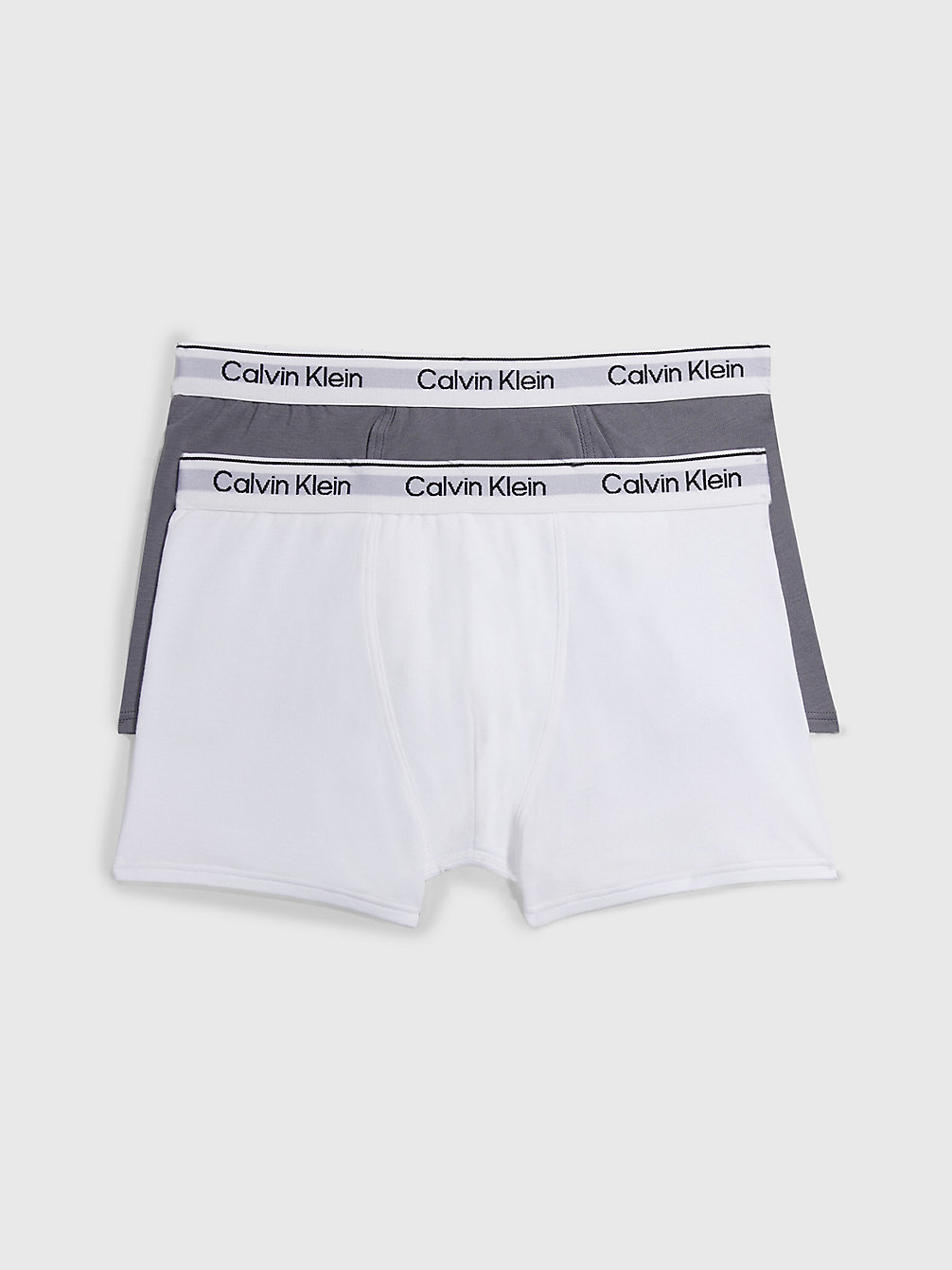 ASPHALTGREY/PVHWHITE > Zestaw 2 Par Bokserek Chłopięcych - Modern Cotton > undefined boys - Calvin Klein