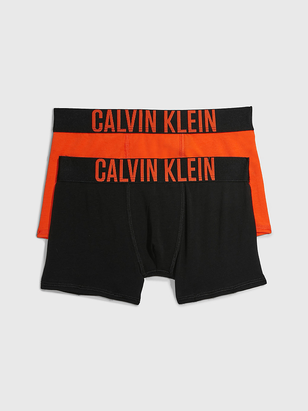 ORANGEHEAT/PVHBLACK Lot De 2 Boxers Pour Garçon - Intense Power undefined garcons Calvin Klein