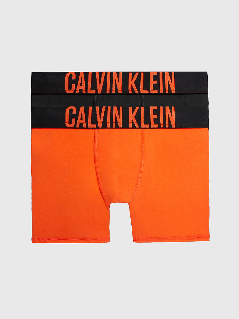 ORANGEHEAT/PVHBLACK Lot De 2 Boxers Pour Garçon - Intense Power undefined garcons Calvin Klein