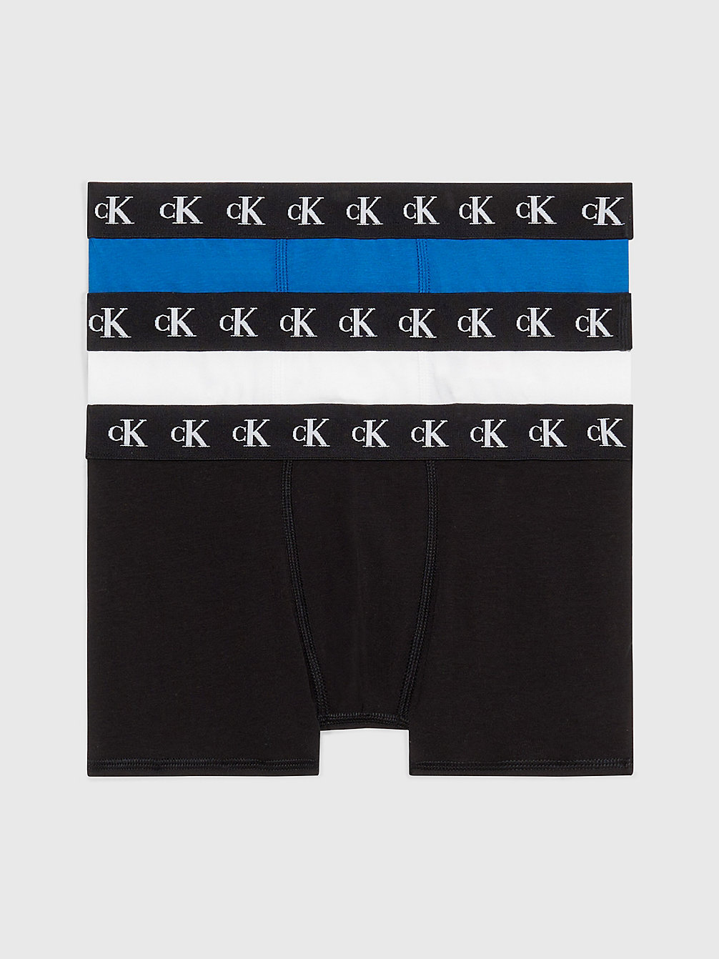 TARPSBLUE/PVHWHITE/PVHBLACK 3er-Pack Boxershorts Für Jungen - CK Mongram undefined Jungen Calvin Klein