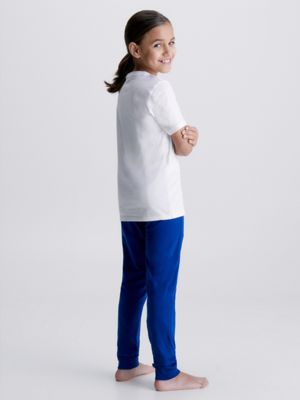 white pyjama-set - modern cotton für jungen - calvin klein