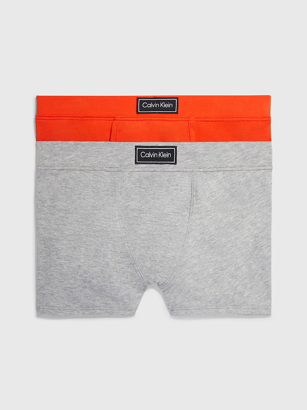 ACID ORANGE/GREYHEATHER 2-Pack Jongensbroeken - Modern Cotton undefined jongens Calvin Klein
