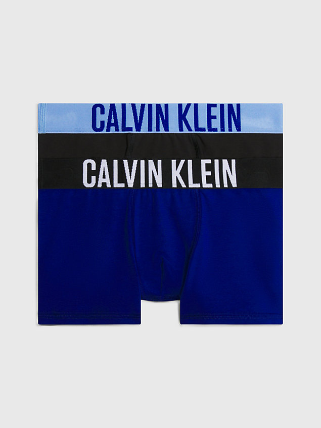 blue 2er-pack boxershorts für jungen - intense power für boys - calvin klein