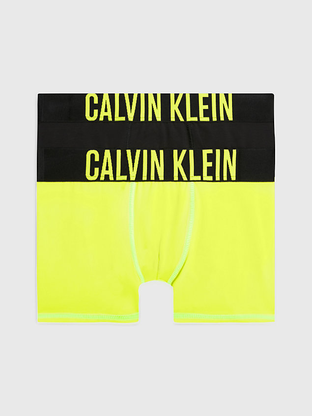 yellow 2er-pack boxershorts für jungen - intense power für jungen - calvin klein