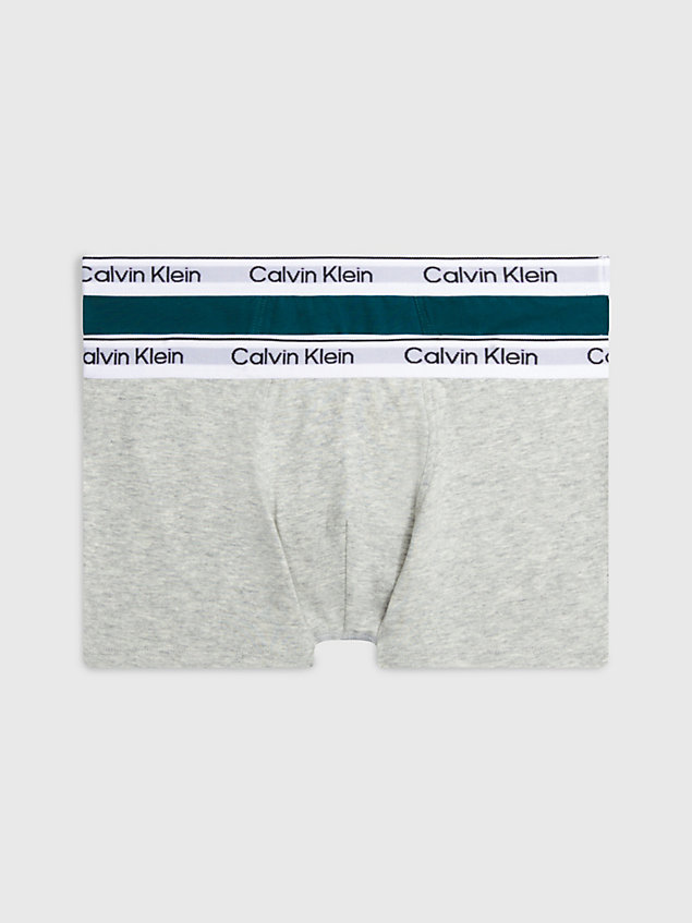 2 pack boys trunks - modern cotton for boys calvin klein