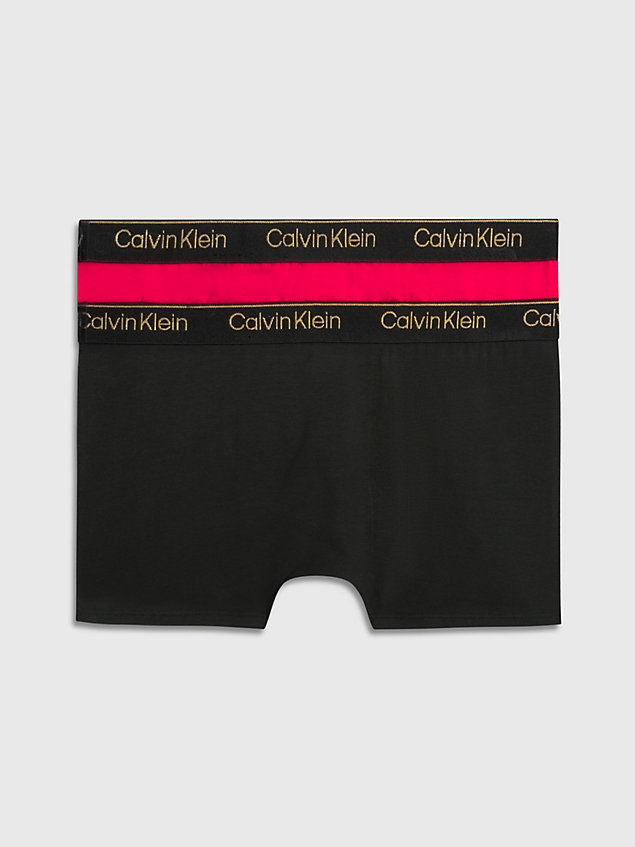 red 2er-pack boxershorts für jungen - modern cotton für boys - calvin klein