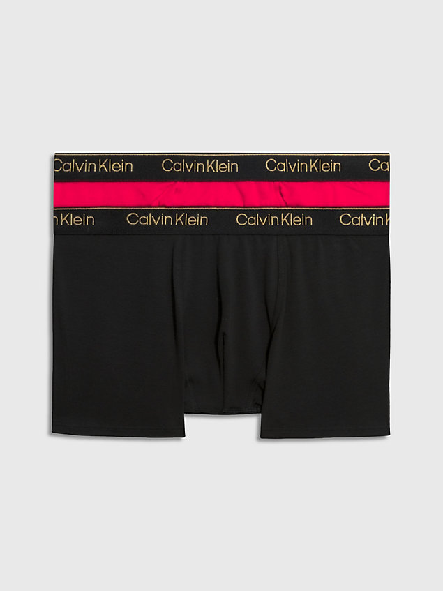 red 2er-pack boxershorts für jungen - modern cotton für boys - calvin klein