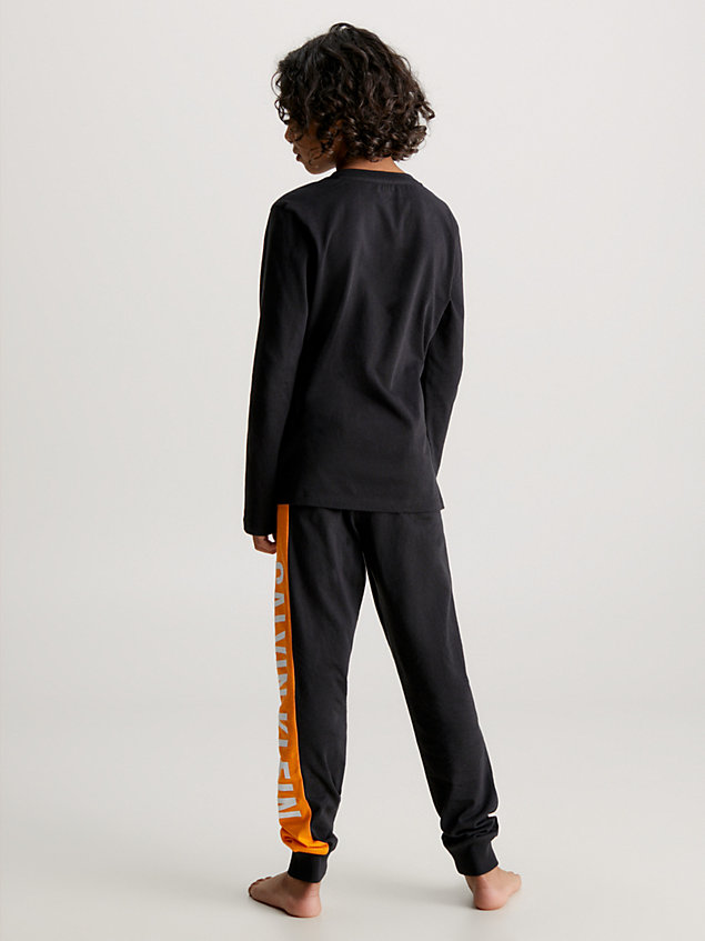 black pyjama set - intense power for boys calvin klein