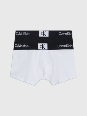 Boxer ragazzo CK CALVIN KLEIN bimbo maschio junior confezione 2 pezzi  elastico a