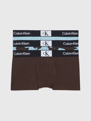 Calvin Klein Boys Gray Black Print 2pc Boxer Brief Size 4/5 6/7 8/10 12/14  16/18