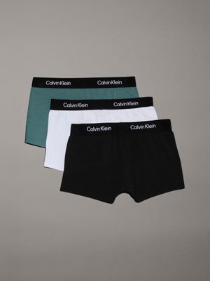 northatlantic/pvhwhite/pvhblack 3 pack boys trunks - ck96 for boys calvin klein jeans