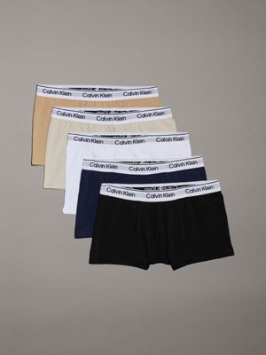 brown 5 pack boys trunks - modern cotton for boys calvin klein jeans