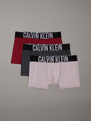 red 3 pack boys trunks - intense power for boys calvin klein jeans