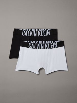 black 2 pack boys trunks - intense power for boys calvin klein jeans