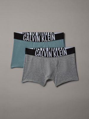 brown 2 pack boys trunks - intense power for boys calvin klein jeans