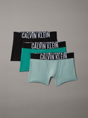 green 3 pack boys trunks - intense power for boys calvin klein jeans