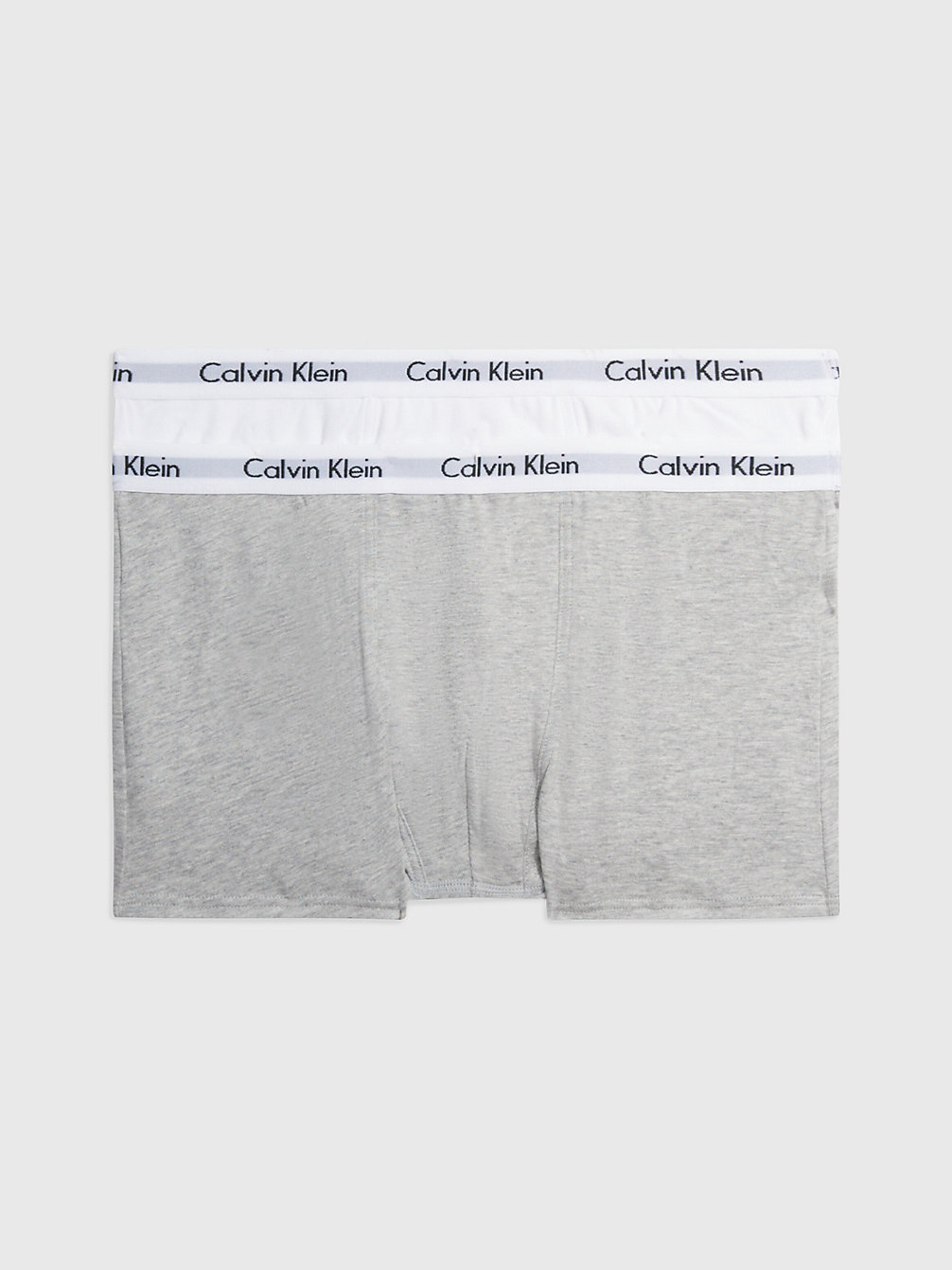 WHITE/GREY HTR > 2er-Pack Jungen-Boxerhorts - Modern Cotton > undefined Jungen - Calvin Klein