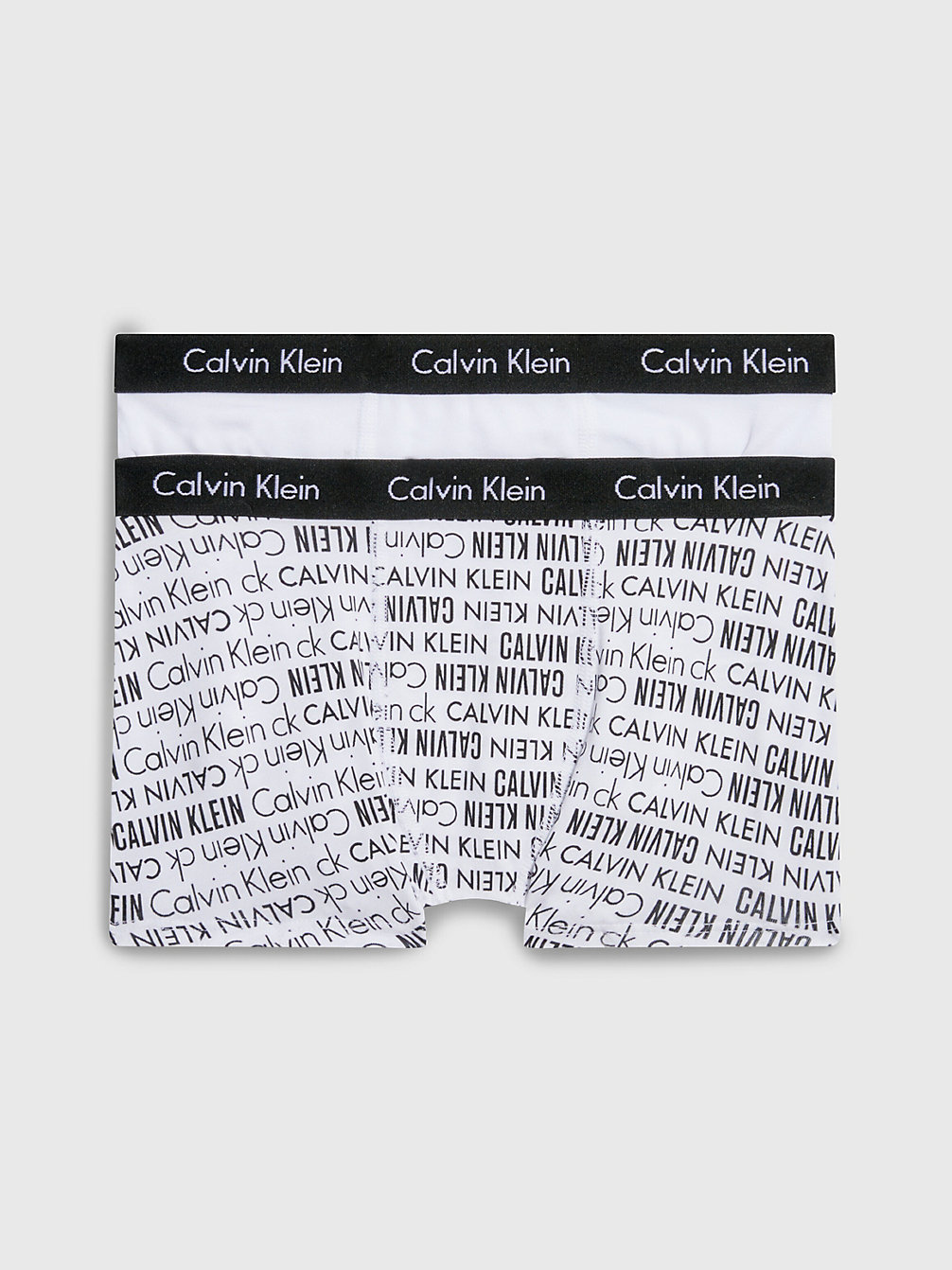 WHITE PR/WHITE Lot De 2 Boxers Pour Garçon - Logomania undefined garcons Calvin Klein