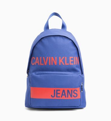 calvin klein blue backpack