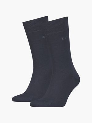 Calcetines deportivos, 2 pares, Mujer y hombre, Negro