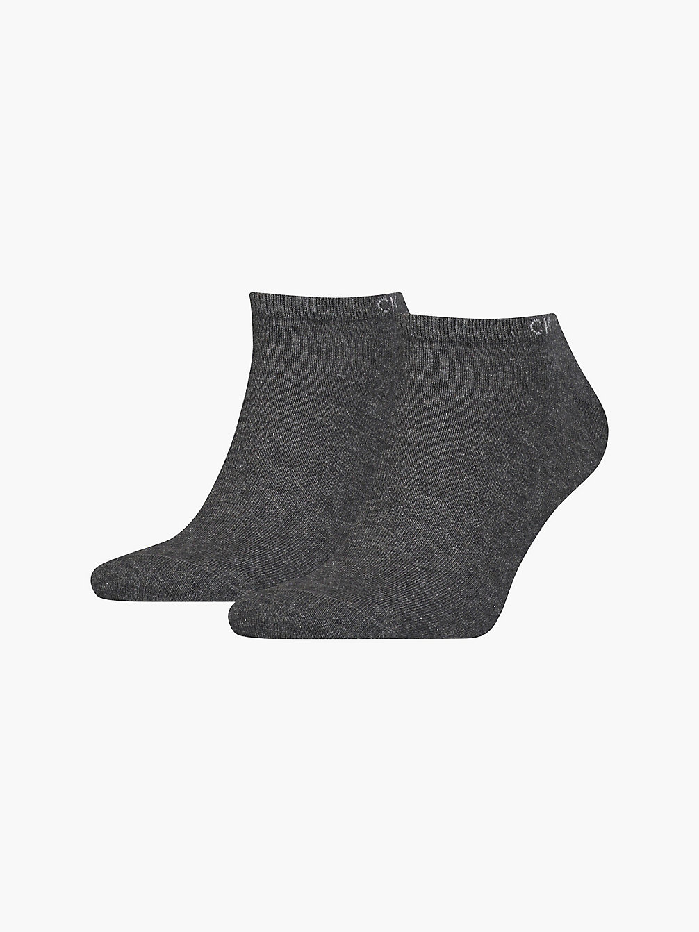 DARK GREY MELANGE 2 Pack Ankle Socks undefined men Calvin Klein