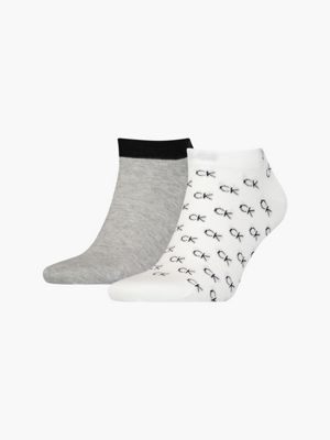 Calcetines de hombre Calvin Klein 701224129 Blanco Negro