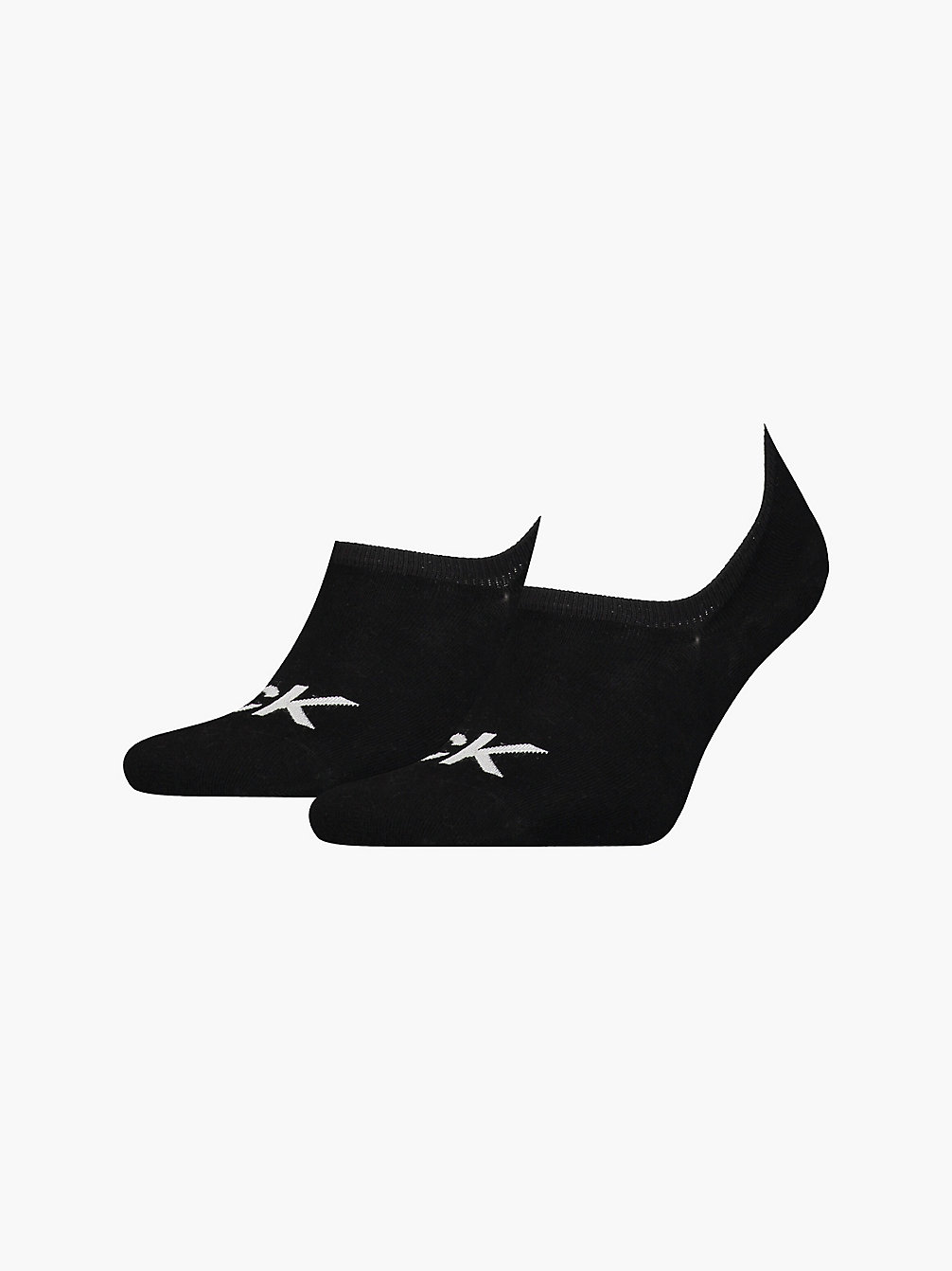 BLACK 2er-Pack No-Show-Socken Mit Logo undefined Herren Calvin Klein
