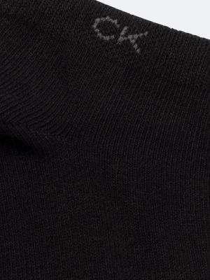 black 3er-pack knöchelsocken für herren - calvin klein