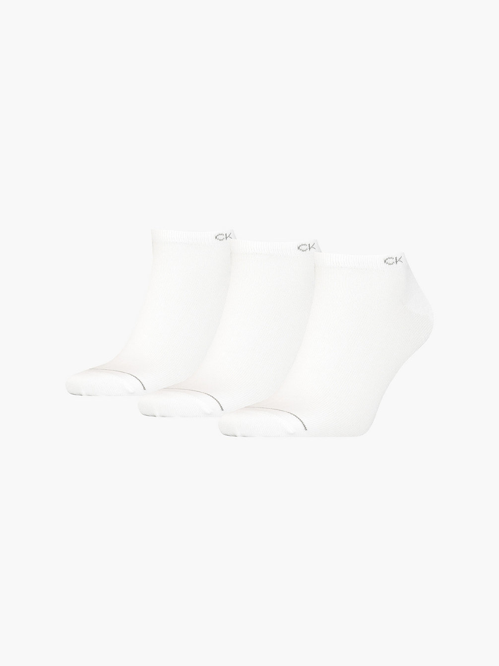 WHITE > Комплект носков длиной по щиколотку 3 пары > undefined женщины - Calvin Klein