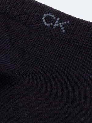 lot de 3 paires de chaussettes de cheville navy pour hommes calvin klein