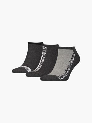 Pack de 3 Pares Calcetines Tobilleros<Br />, Gris