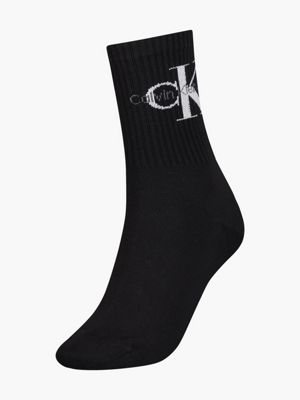 CALVIN KLEIN 2 paires Chaussettes Femme Coton CLASSIC Rose Gris