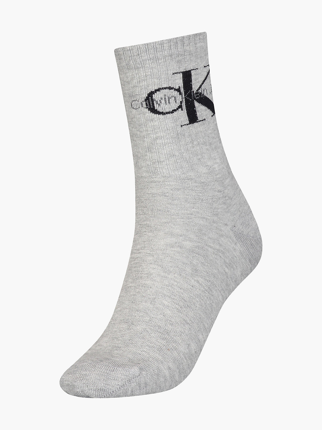 LIGHT GREY MELANGE Socquettes avec logo for femmes CALVIN KLEIN JEANS