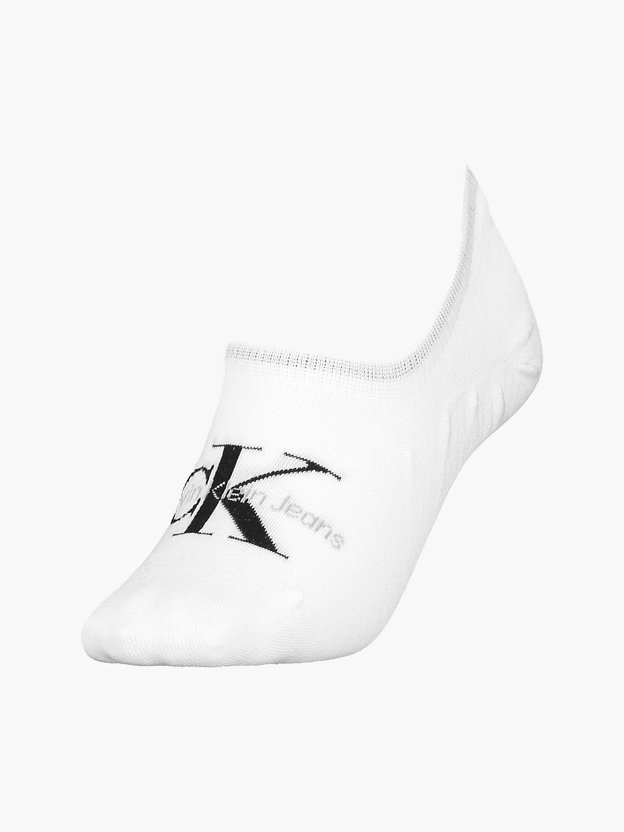 WHITE No-Show-Socken mit Logo für Damen CALVIN KLEIN JEANS