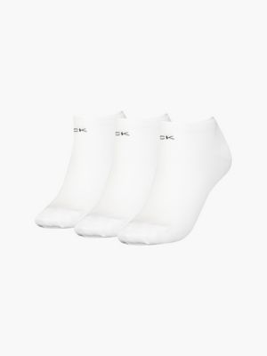 Chaussettes blanches pour femme logo Calvin Klein en strass CALVIN KLEIN -  CCV Mode
