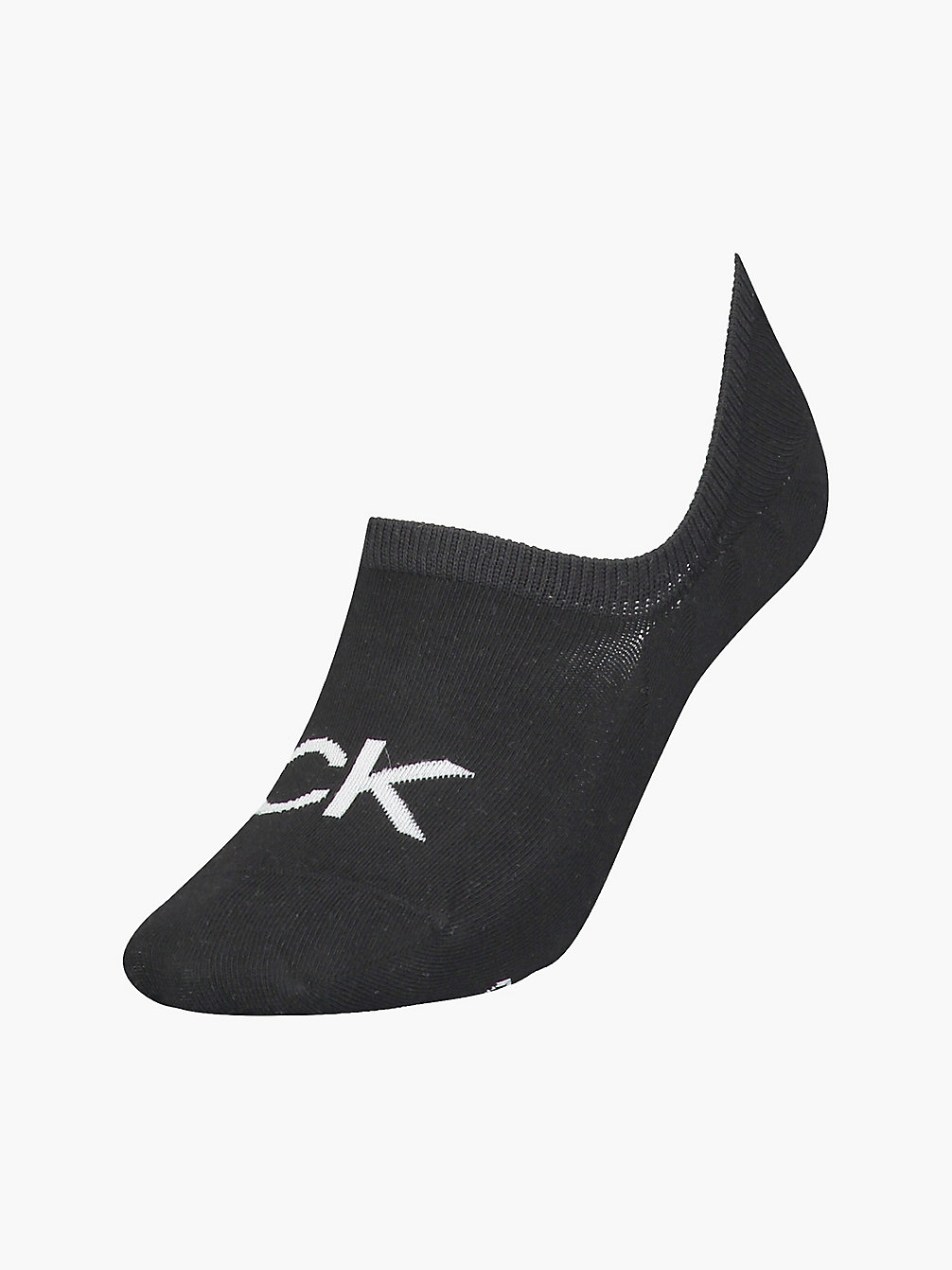 BLACK Chaussettes Invisibles Avec Logo undefined femmes Calvin Klein