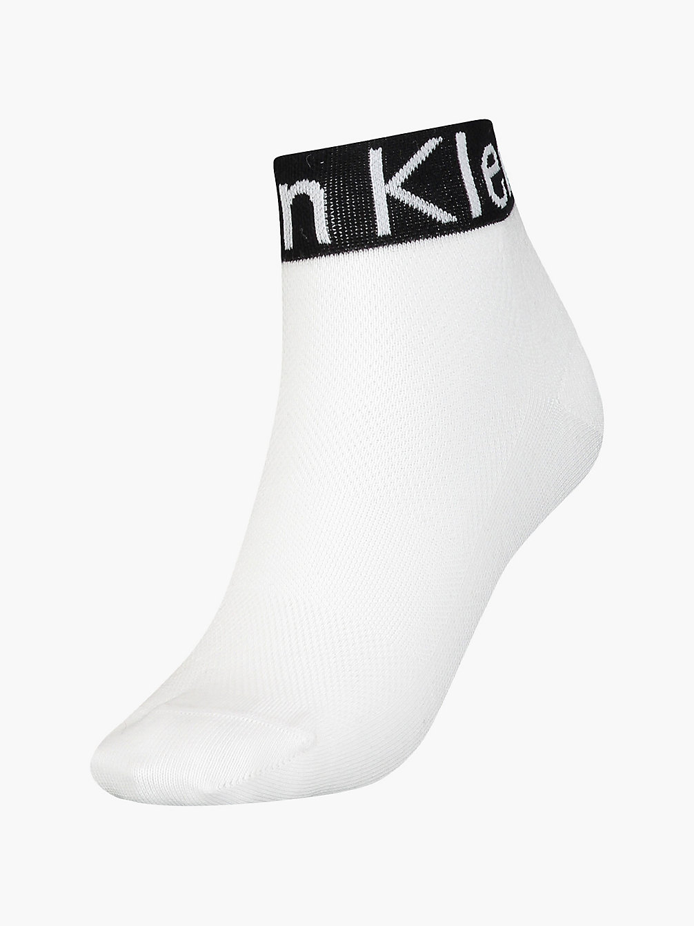 WHITE > Knöchelsocken Mit Logo > undefined Damen - Calvin Klein