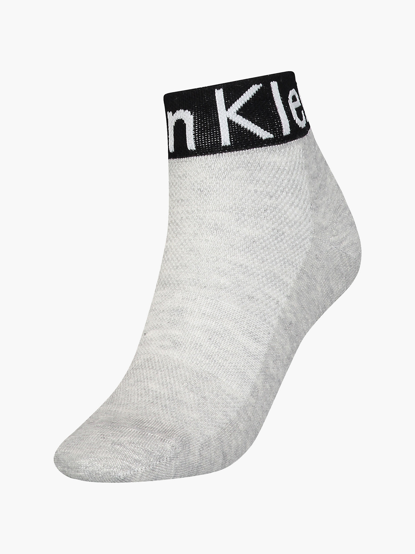 Light Grey Melange > Носки длиной по щиколотку с логотипом > undefined Женщины - Calvin Klein