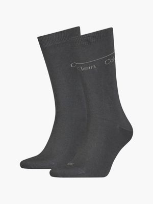 2 Pack Classic Crew Socks Calvin Klein® C701219833002